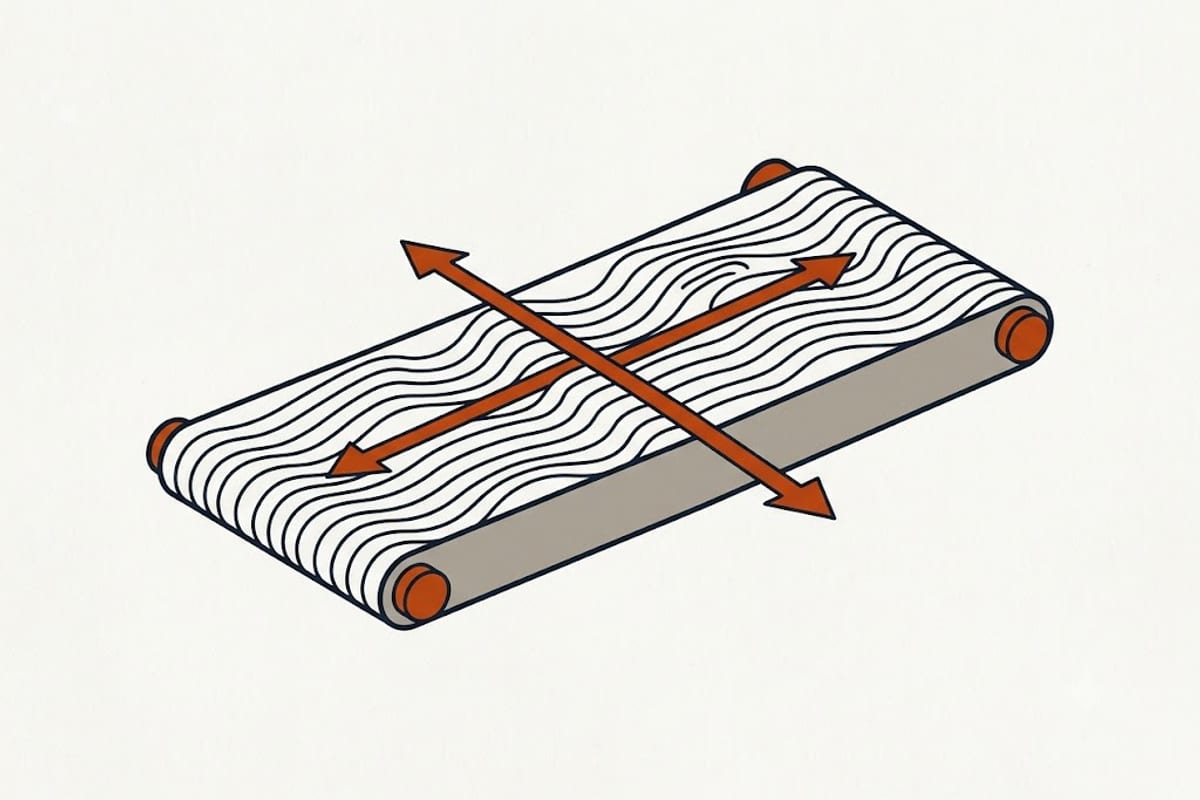 The jet stream runs west to east